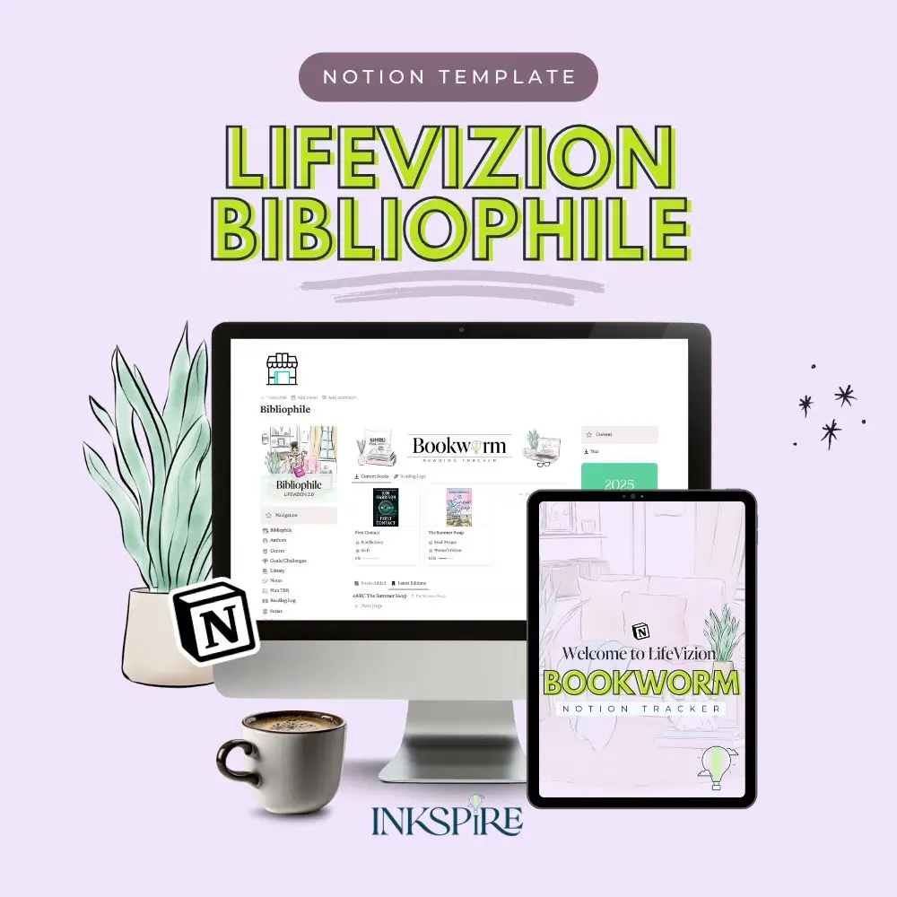 Notion Reading Tracker Template LifeVizion Bibliophile
